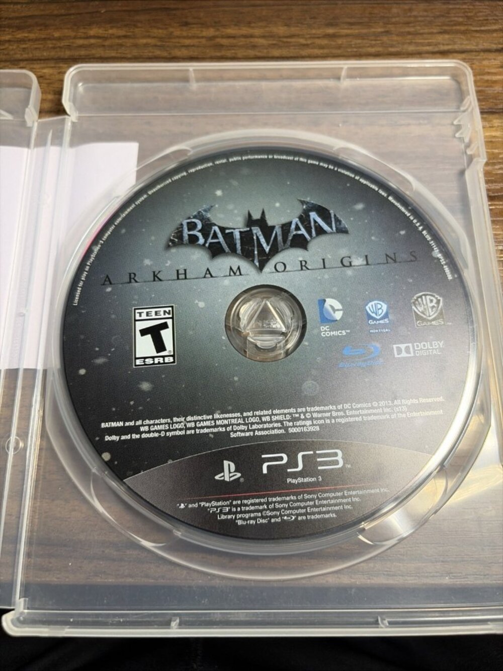 Batman: Arkham Origins | Disc Only | Sony PlayStation 3 | Untested